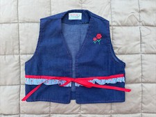 vintage healthtex Toddler Girl Vest Size 5 