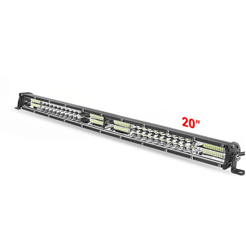 Barra de luz LED para automóvil de 12V CC - haz combinado de una fila, luz de trabajo de 40 LED para conducir Foto 3 de 4