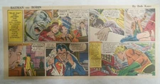 Batman Sunday by Bob Kane from 3/17/1967 Third Page Size Full Color!