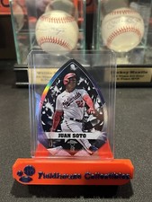 2022 Topps Chrome Ben Baller #BBDC-5 Juan Soto Diamond Die-Cut Nationals