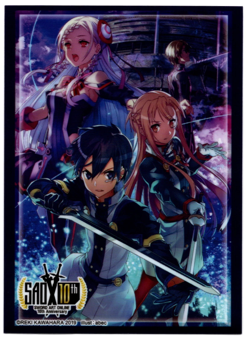 good sword art online images for card sleeves Bushiroad] [Sword Art Online] Kirito [Trading Card Sleeves] – Holy Grail  Hobby main image 0