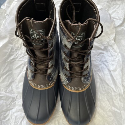 G.H. Bass & Co Mens Size 10M Buffalo Plaid Duck Boots Mallard F16 Blue Check G.H. Bass & Co Mens Size 10M Buffalo Plaid | Mercari main image 2