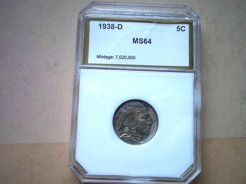 1938-D Buffalo Nickel