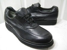 PW Minor Black Leather Shoes Men's Size 14 B/ 3A Made In USA