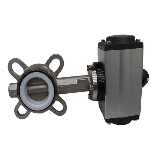 Butterfly Valve pneumatic Valve Stainless Automatic Control 2'' Double Acting - Picture 11 of 17