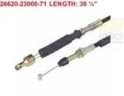 26620-23000-71 ACCELERATOR CABLE TOYOTA FORKLIFT  38.5 " LONG FITS 5 SERIES