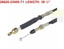 26620-23000-71 ACCELERATOR CABLE TOYOTA FORKLIFT  38.5 " LONG FITS 5 SERIES