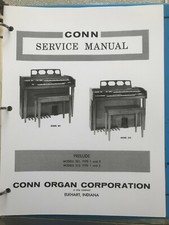 Conn Organ Service Manual Model 301/312, 351, 633/642 pick 1 