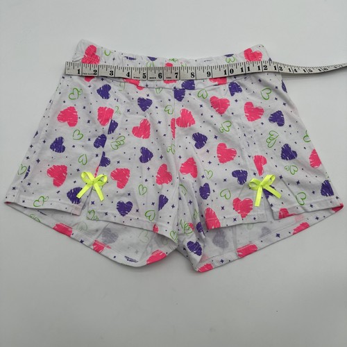 Happy Sleepwear Shorts Kids Girl Small White Heart Aop…#16566 - Picture 4 of 8
