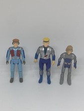 Tyco Dino Riders Action Figures NOVA, TURRET And MERCURY Vintage 1987