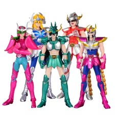 Lot 5 figurines Saint Seiya Chevaliers du Zodiaque SHIRYU SEIYA HYOGA IKKI SHUN