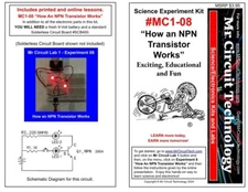 MC1-08 ** Mr Circuit Science ** Experiment Kit -How An NPN Transistor Works