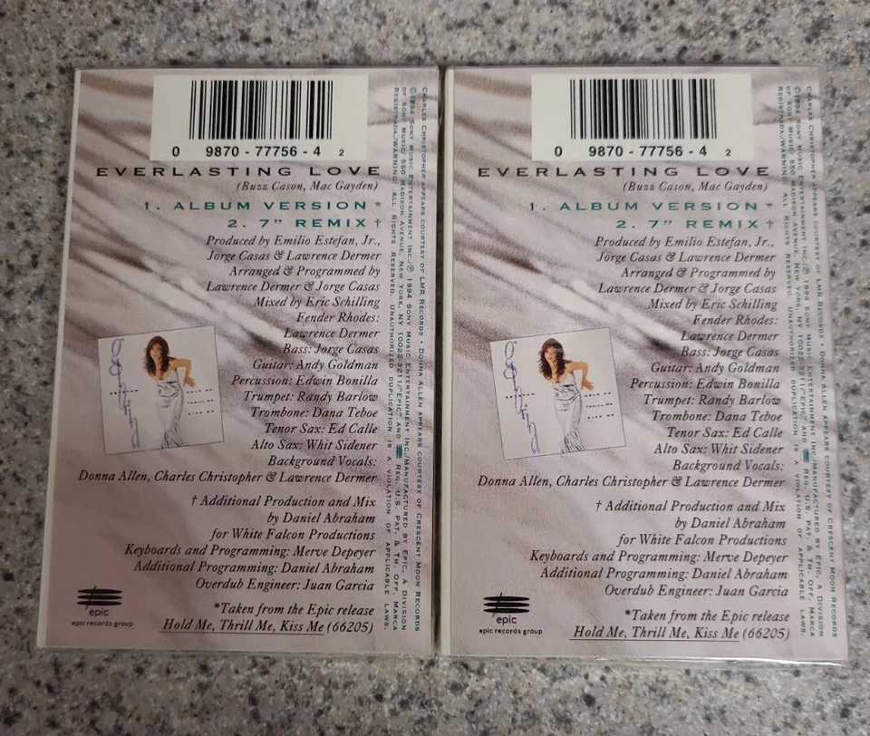 Gloria Estefan - Everlasting Love Cassette Single SEALED - Image 2 of 4