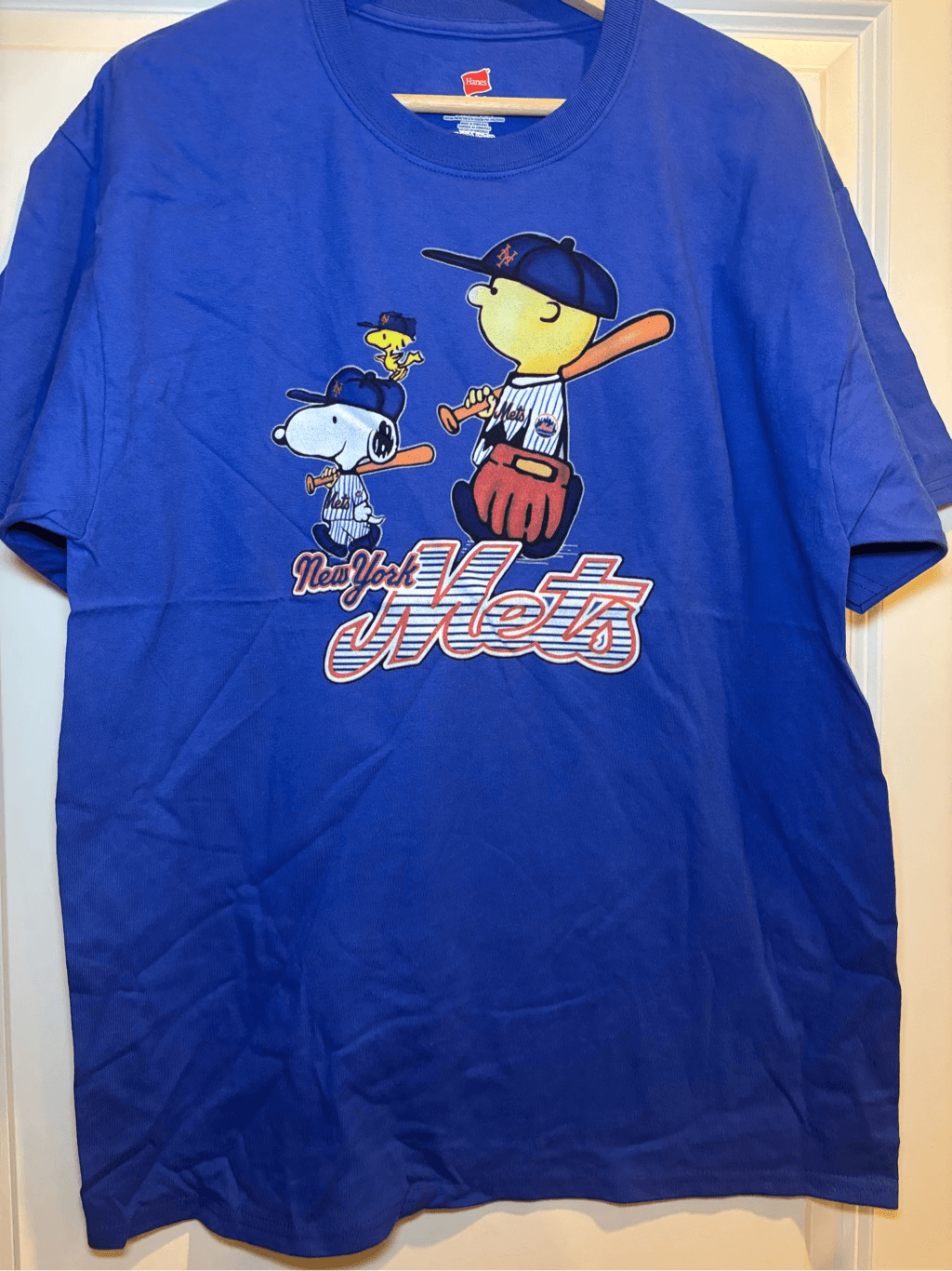 Charlie Brown New York Mets T-shirt in Large Size