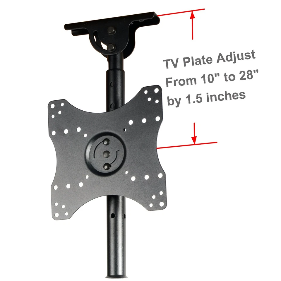Ceiling Mount 26 29 32 37 39 40 42 47 LED UHD TV Monitor Tilt Swivel Bracket 1nx - Image 4 of 4