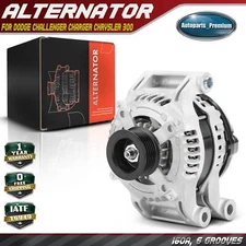 Alternator for Dodge Challenger 11-23 Charger Chrysler 300 5.7L 160A CW 6 Groove