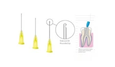 500pcs 30Ga Dental Endo Irrigation needle tips end-closed side hole