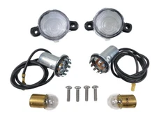 55 56 57 Chevy Nomad, Wagon & Sedan Delivery License Light Housing Assembly