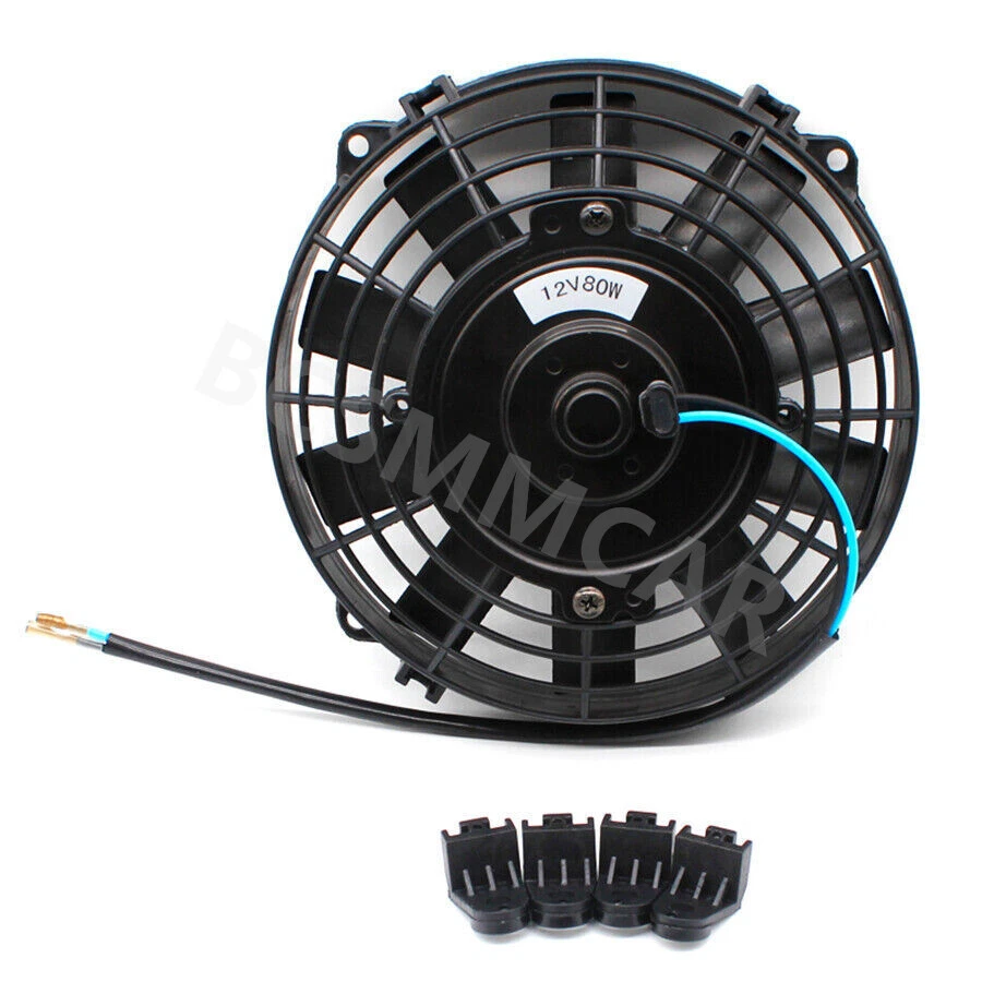 Ventilador de aire acondicionado para automóvil de 8 pulgadas Ventilador de refrigeración electrónico Radiador Enfriador de aceite de agua Foto 4 de 4