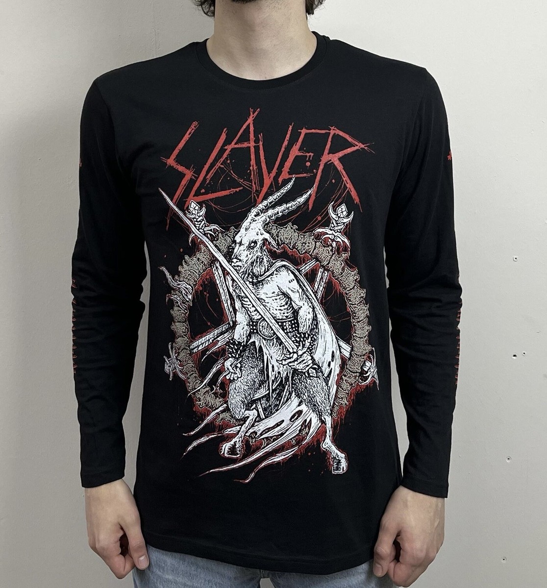 00s SLAYER Show No Mercy プロモ Tシャツ 黒 XL Slayer Show No Mercy T-shirt - TokoPyramid