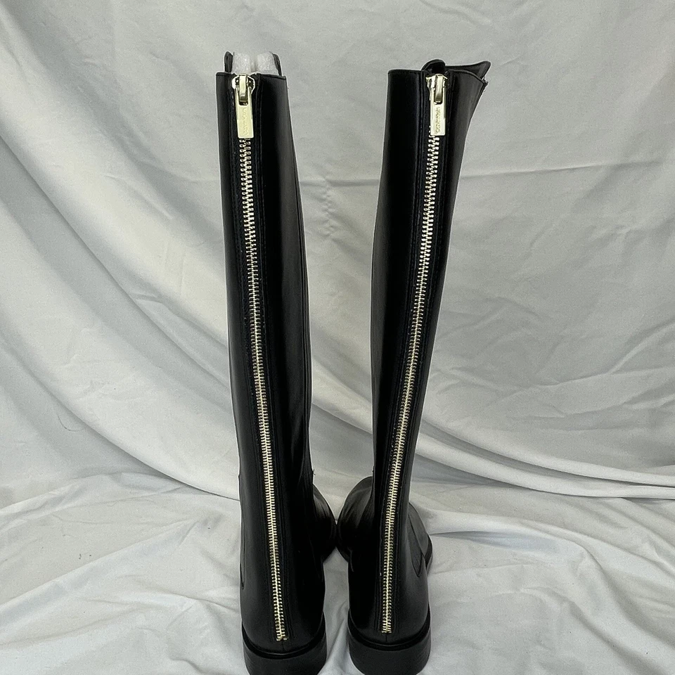 Botas de seda de vaca Calvin Klein Finley 34E5514 negras para mujer talla 7 Foto 4 de 4