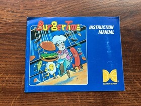 Burgertime Burger Time NES Nintendo Instruction Manual Only