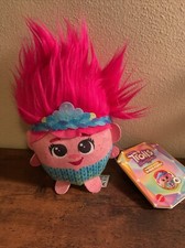 New Mattel Trolls Band Together Queen Poppy Hairmony Mixers Sound Plush Figure