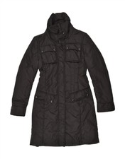 Patrizia Pepe Firenze Womens Padded Coat It 40 Small Black Polyester Ad04