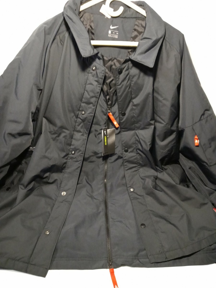 Rare! New Mens Nike Kyrie Protect Full Zip Jacket Coat Black