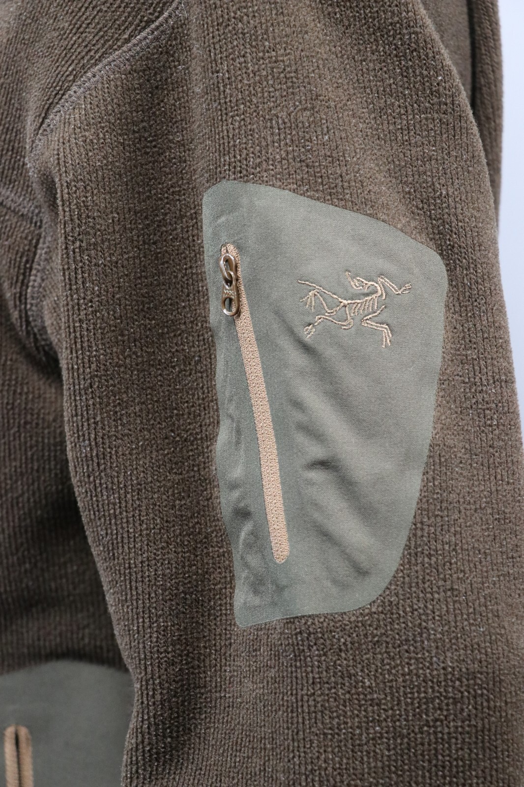 ARC'TERYX Giacca ARCTERYX vintage made in Canada tre tasche pile marrone full zip taglia M