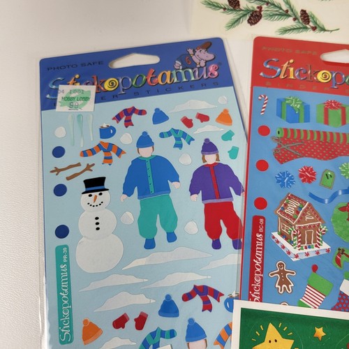 Christmas stickers lot Some New - Picture 2 of 8