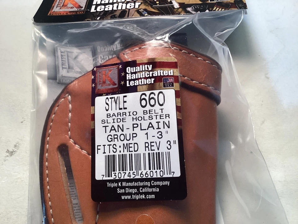 Triple K holster #660 Askins Avenger style S&W K/L-GP100-Python 3inch&similr NEW - Image 2 of 4