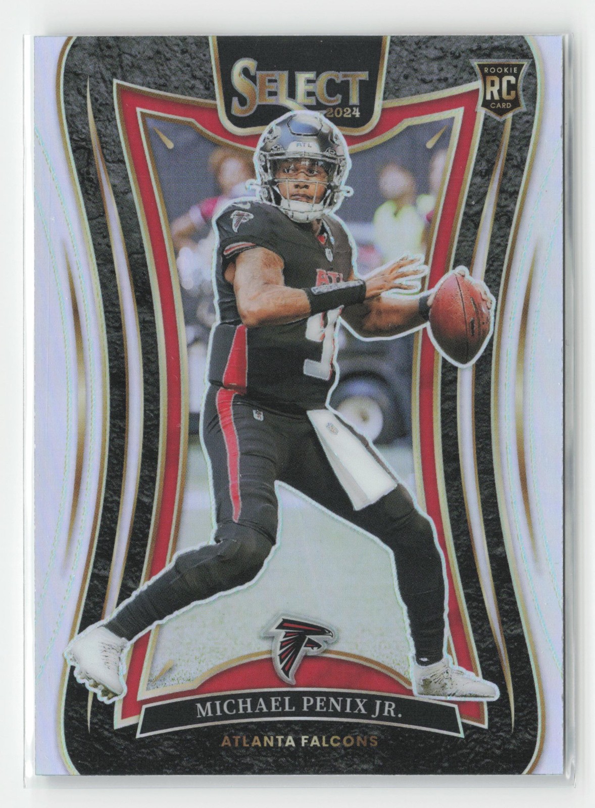 Michael Penix Jr. 2024 Panini Select #371 Silver Prizm