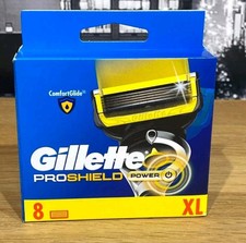 🟢 Gillette ProShield Power 8 Razor Refill Cartridges Size XL Comfort Glide BNIB