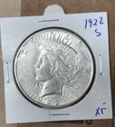 1922-S Peace Dollar XF San Francisco Silver $1 Coin