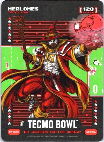 Bo Jackson Battle Arena Tecmo Bowl Merlomes Brawl Battlefoil Patrick Mahomes