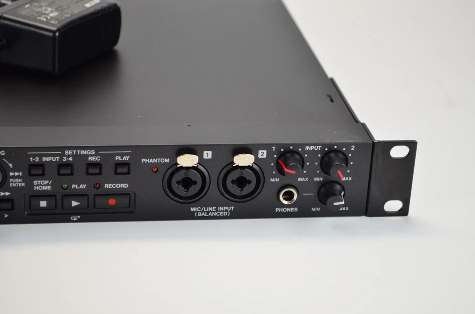 Tascam SD-20M Solid State Recorder SD Card 1U Rack Mount 4 Track 48v Phantom - Image 4 of 4