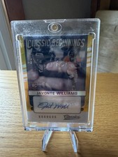 2021 Panini Classics Classic Beginnings Javonte Williams #CB-JW Yellow /50 (RC)