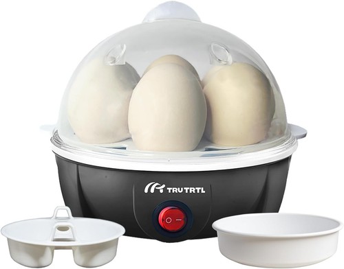 Rapid Egg Cooker Electric 6 Eggs Capacity, Soft, Medium, Hard Boiled, Poacher, O - Picture 2 of 12