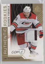 2018-19 SP Game Used Gold Spectrum Premium Material 6/49 Warren Foegele #157 5vt