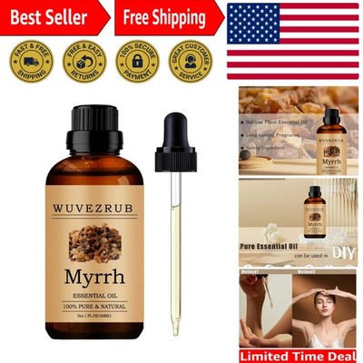 Organic Myrrh Essential Oil - 30ML Pure Aura for Aromatherapy & Skincare