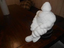 Michelin Man Huge sitting on tire stack  10 inches tall Great Man Cave special