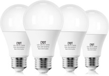 CYLYT 100W Equivalent A19 LED Light Bulbs 5000K Daylight 1500LM 4-Pack
