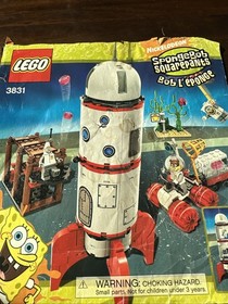LEGO  Spongebob Squarepants Set #3831 Rocket Ride - No Box, Used, 100% Complete