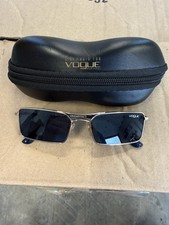 🔥 GAFAS DE SOL VOGUE GIGI HADID VO 4106-S 848/80 DORADAS AZULES AUTÉNTICAS 55-17