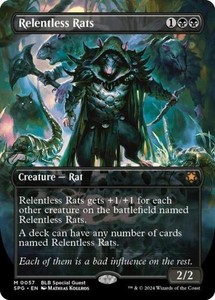 Relentless Rats 0057 (Borderless) Foil Special Guests