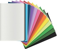 XYark 12 Pack Colorful Dot Grid Notebook Journals Bulk 12 different colors