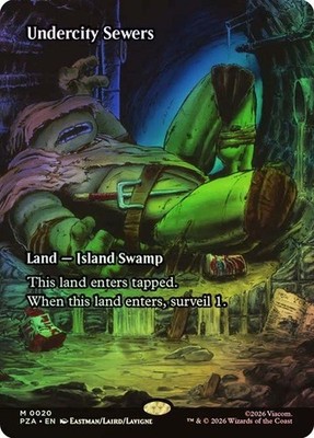 MTG 地底街の下水道 【公式通販】 mtg 拡張foil 地底街の下水道 新品 英語版　foil Sewers Undercity マジック：ザ・ギャザリング