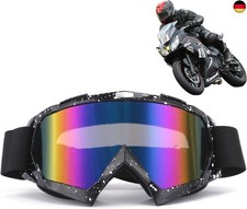 DONGZQAN Motocross Brille, Ski Brille, Motorradbrille, Skibrille, Crossbrille