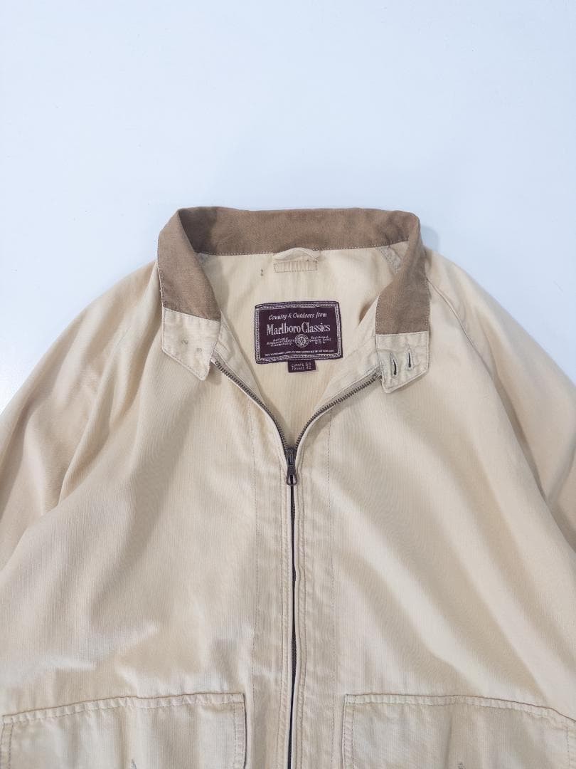 Marlboro Classics Vintage Beige Swing Top Jacket L Me… - Gem